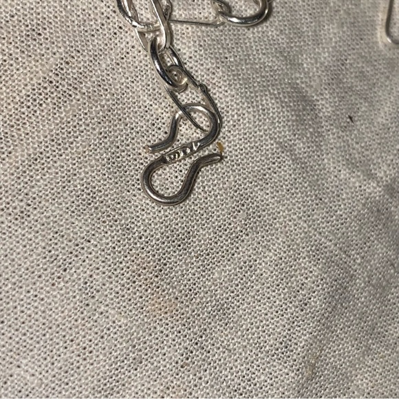 Sophisticated Lapis Lazuli + Blue Topaz statement cluster Necklace - Picture 9 of 12